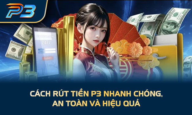 Cách rút tiền P3 nhanh chóng, an toàn và hiệu quả